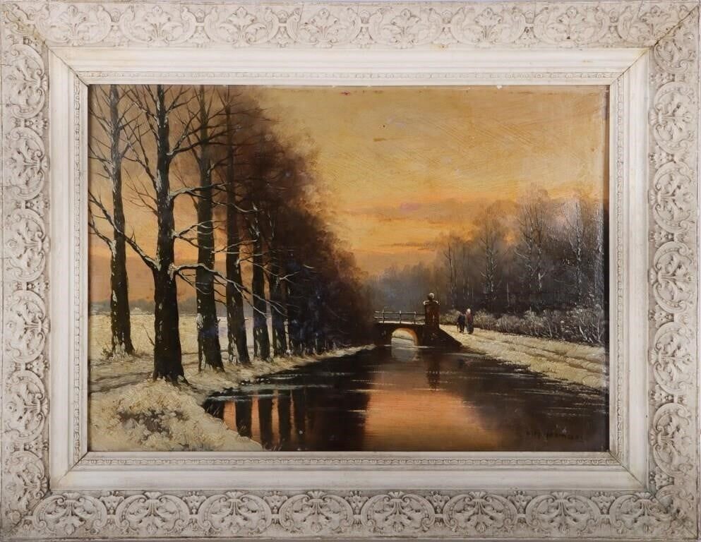 Lot 185232: M.H. HORMANS ORIGINAL OIL LANDSCAPE PAINTING