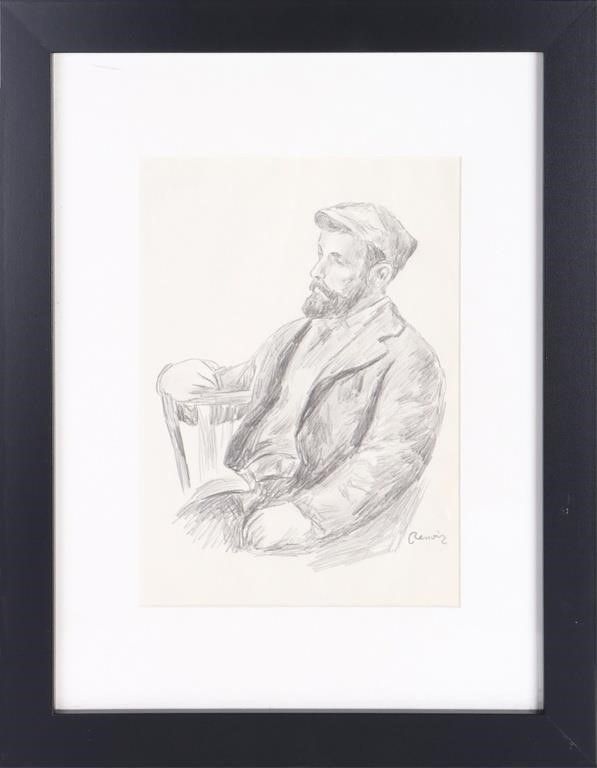 Lot 185236: PIERRE RENOIR ORIGINAL PORTRAIT SKETCH  AFTER