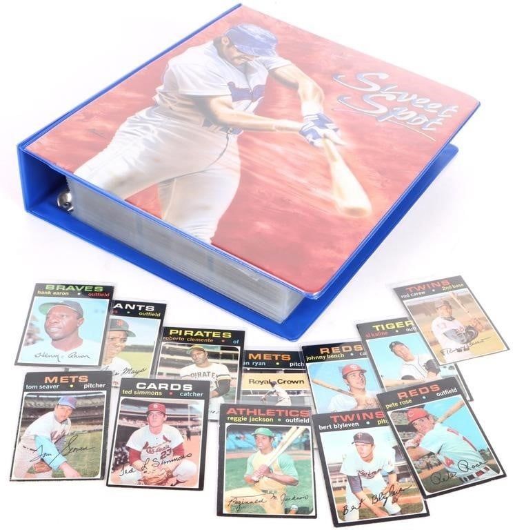 Lot 185322: 1971 TOPPS BASEBALL SET (NEAR COMPLETE 724/752)