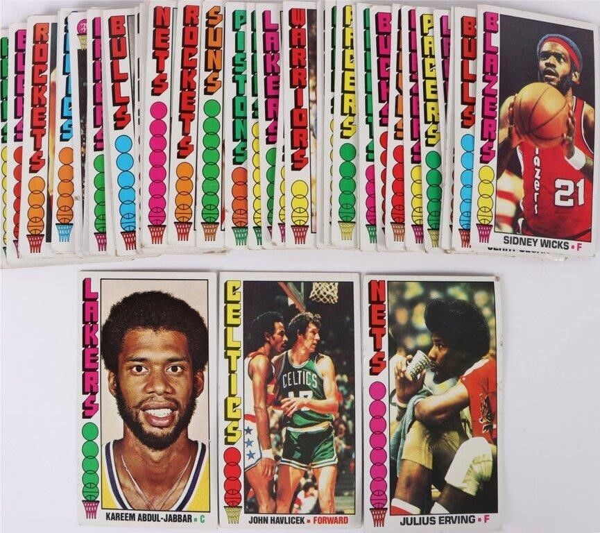 Lot 185339: 1976 TOPPS BASKETBALL SERIES COLLECTION - 46 CARDS