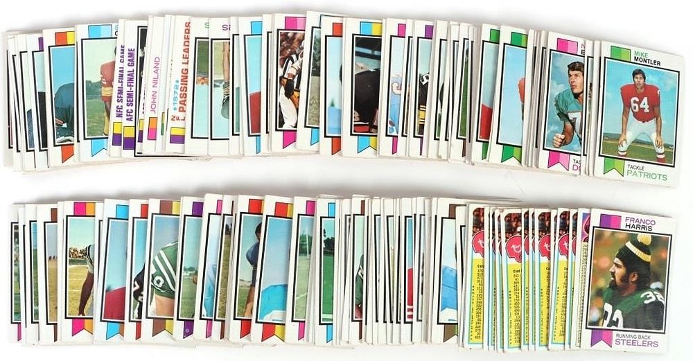 Lot 185343: 1973 TOPPS FOOTBALL COLLECTION - LOT OF 173