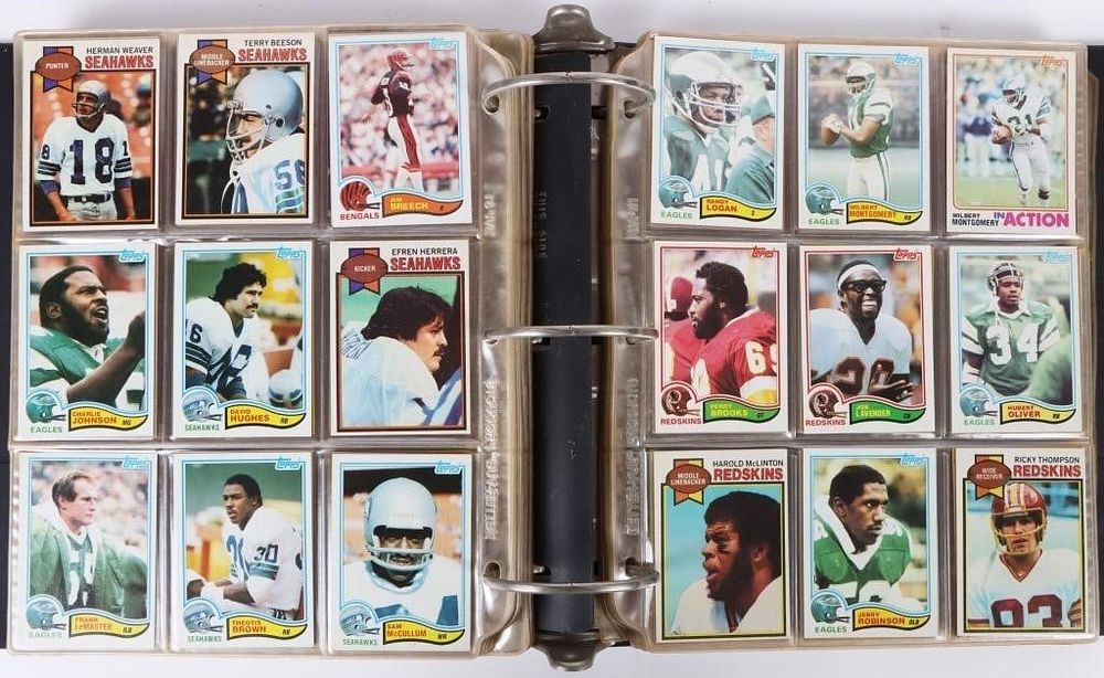 Lot 185345: 1965-1985 MULTI-BRAND COLLECTIBLE FOOTBALL CARDS