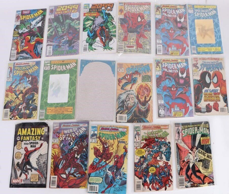 Lot 185353: SPIDER-MAN COLLECTIBLE COMIC BOOKS - LOT OF 16