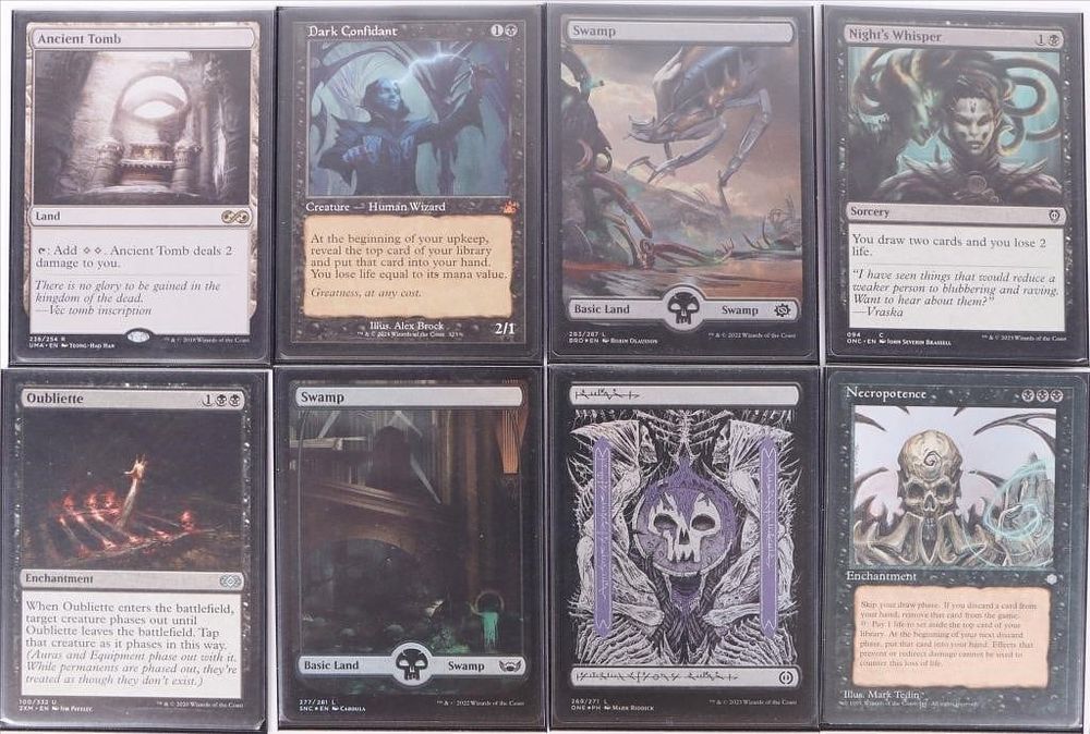 Lot 185357: MAGIC THE GATHERING MINI LOT RARES & MYTHICS 8CT