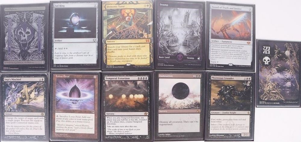 Lot 185358: MAGIC THE GATHERING LOT RARES & MYTHICS 11CT