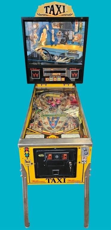 Lot 185393: 1988 TAXI #10 WILLIAMS ELECTRONICS PINBALL MACHINE