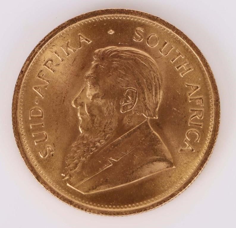 Lot 187186: 1970 SOUTH AFRICA KRUGERRAND 1OZ FINE GOLD COIN