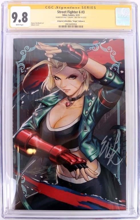 Lot 187227: STREET FIGHTER 6 #3 EJIKURE VARIANT ED. A CGC 9.8