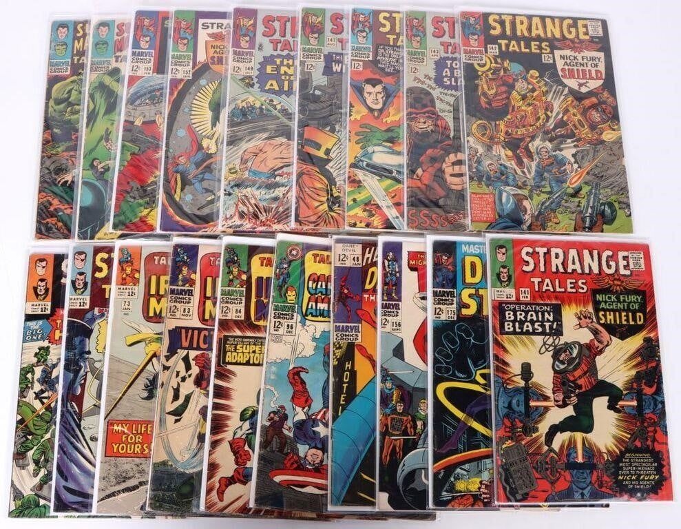 Lot 187238: ASSORTED MARVEL SILVER AGE COMICS - (19)