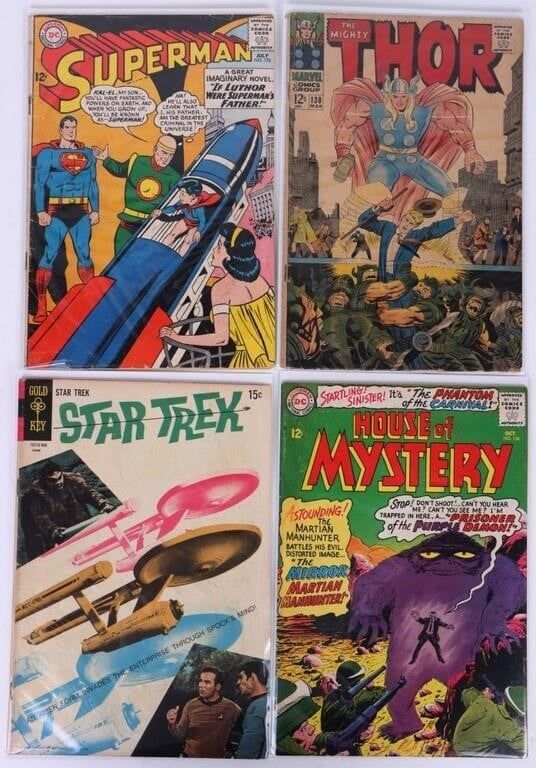 Lot 187239: SMALL LOT OF SILVER AGE COMICS VARIOUS ISSUES