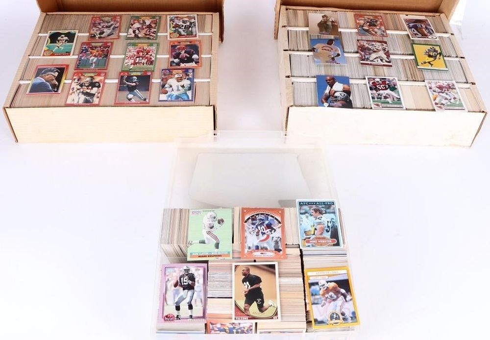 Lot 187357: ASSORTED 80'S AND 90'S FOOTBALL CARD SETS - (3)