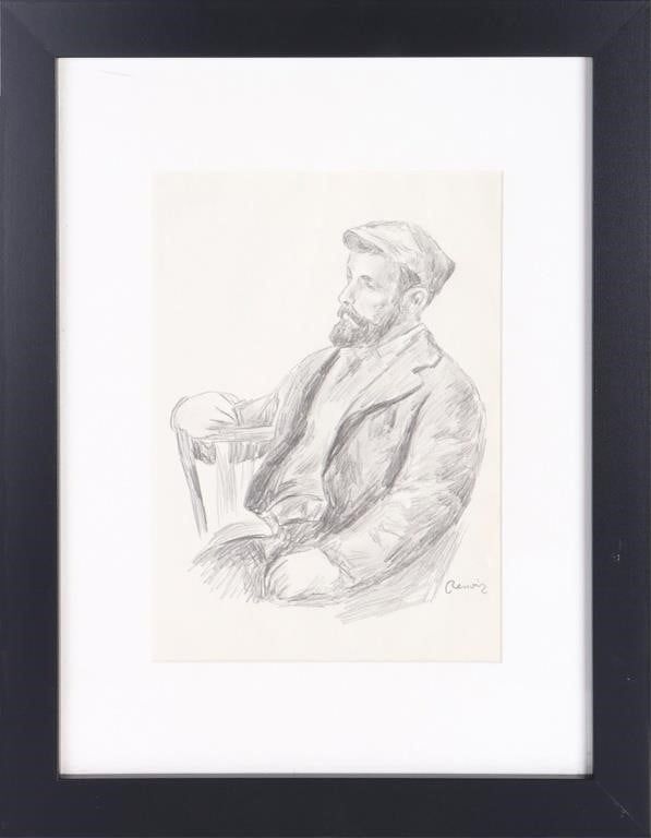 Lot 187367: PIERRE RENOIR ORIGINAL PORTRAIT SKETCH  AFTER