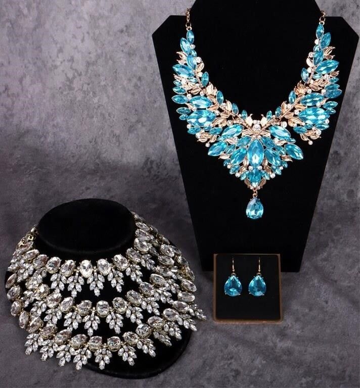 Lot 188159: STUNNING HIGHLY INTRICATE FASHION JEWELRY (3)