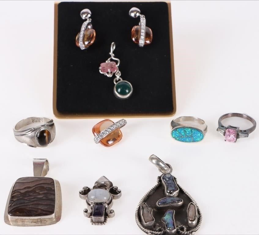 Lot 188225: STERLING SILVER UNIQUE COLLECTIBLE LADIES JEWELRY