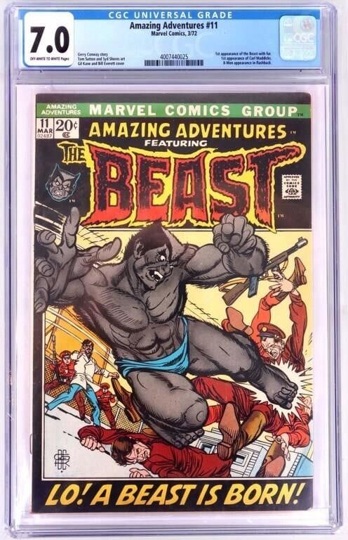Lot 188252: AMAZING ADVENTURES #11 COMIC BOOK CGC 7.0