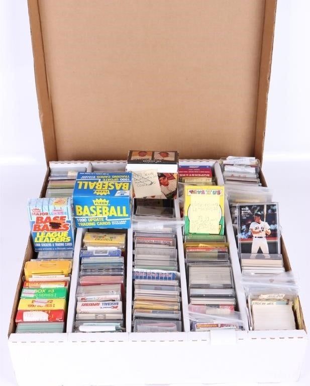 Lot 188285: ASSORTED 1980'S THROUGH 1990'S BASEBALL CARDS