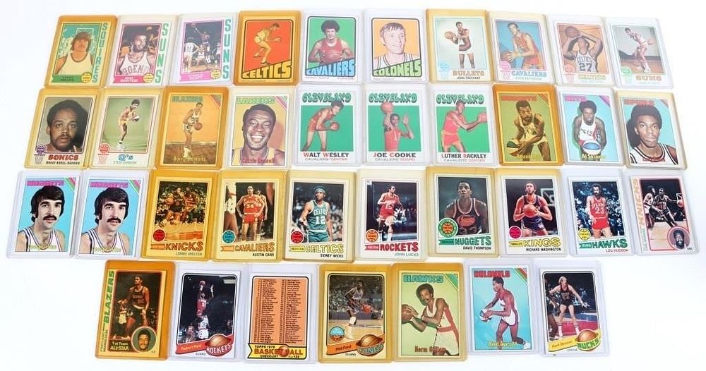 Lot 188302: 1968-71/1975, 1977-79 TOPPS BASKETBALL COLLECTION