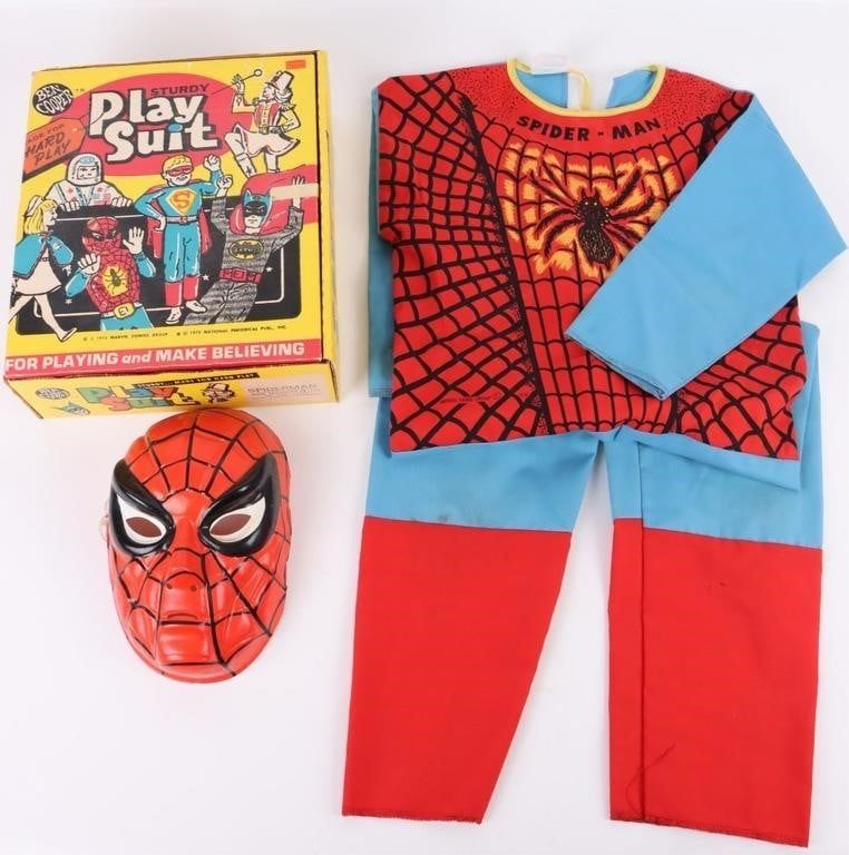 Lot 188377: BEN COOPER STURDY PLAY SUIT SPIDER-MAN W/ BOX