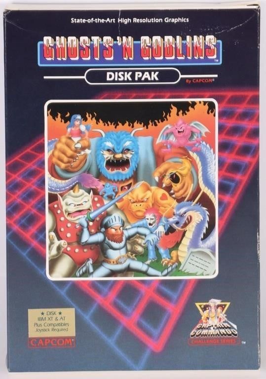 Lot 188381: GHOST'S N' GOBLINS DISK PACK NINTENDO NES BOX ONLY