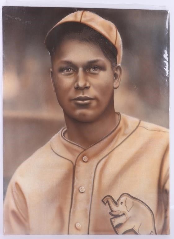 Lot 188420: JIMMIE FOXX ORIGINAL PAINTING BY GARY LONGORDO