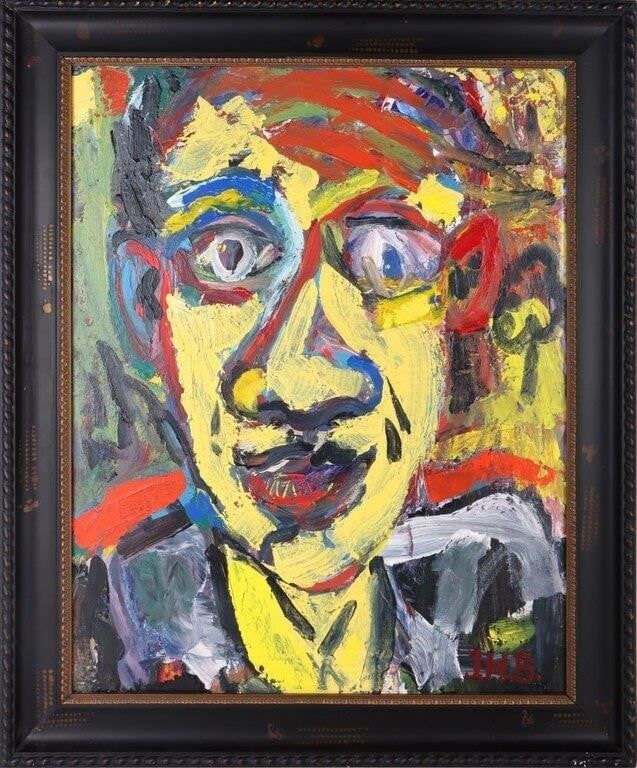 Lot 190395: J. M. BASQUIAT ORIGINAL ACRYLIC PAINTING AFTER