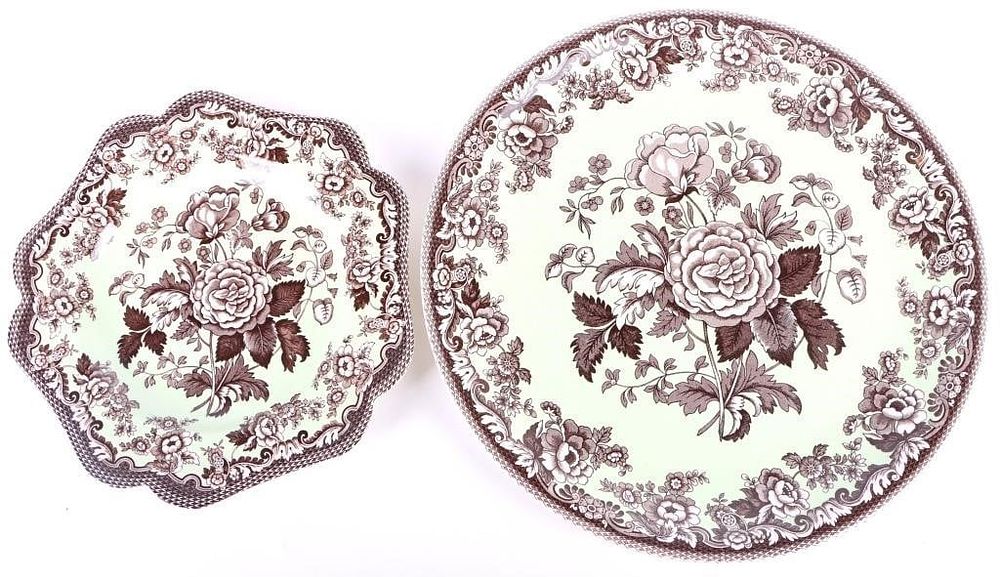 Lot 190431: THE SPODE ARCHIVE COLLECTION BRITISH FLOWER PLATES