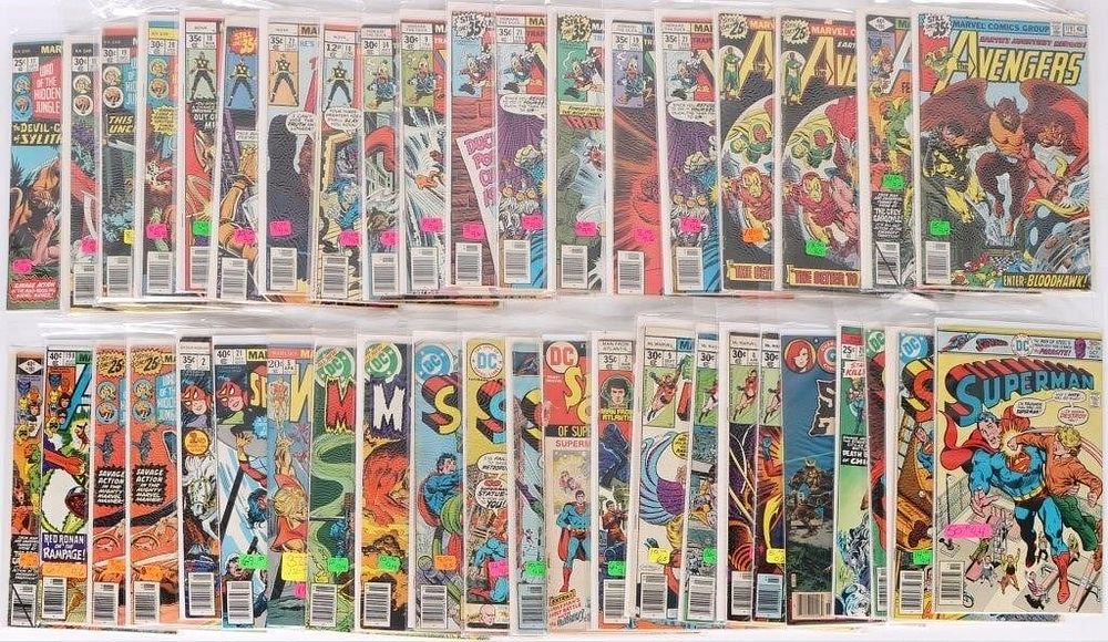 Lot 191208: ASSORTED BRONZE AGE COMICS - (43)