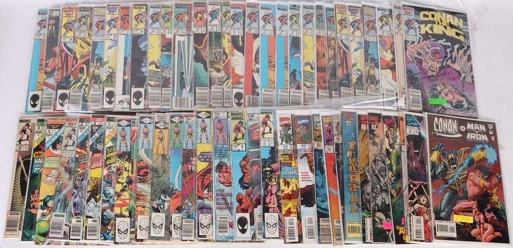 Lot 191210: ASSORTED BRONZE AGE MARVEL CONAN COMICS - (53)