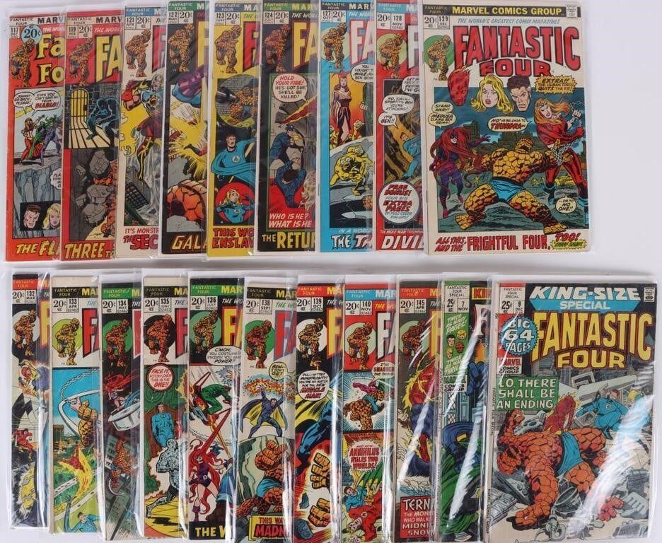 Lot 191214: ASSORTED MARVEL FANTASTIC FOUR COMIC BOOKS - (20)