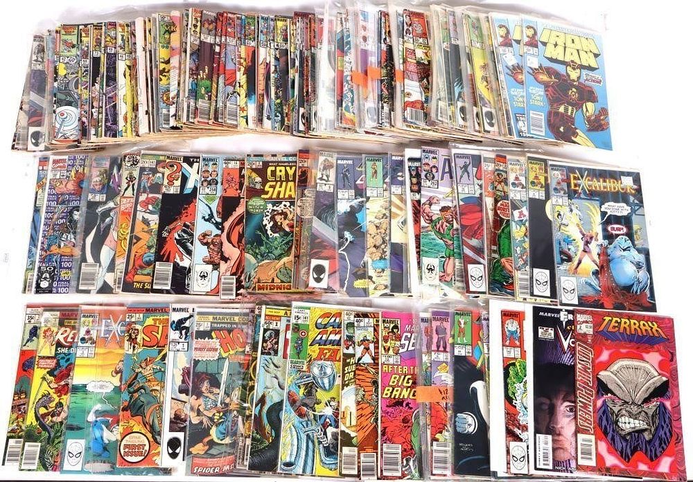 Lot 191228: HUGE LOT OF BRONZE AGE MARVEL COMICS VARIOUS WORKS