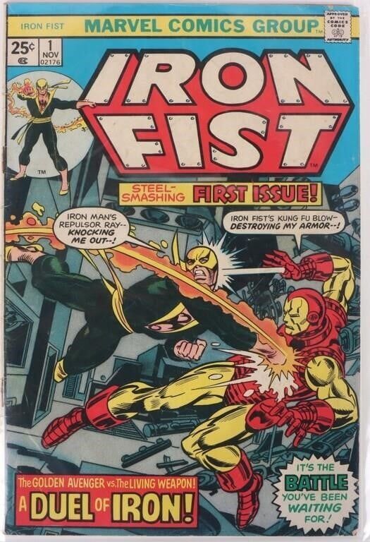 Lot 191229: IRON FIST #1 COMIC - 1ST SOLO TITLED IRON FIST