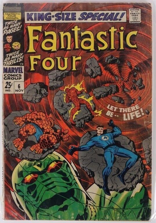 Lot 191243: FANTASTIC FOUR ANNUAL #6 - 1ST FRANKLIN RICHARDS