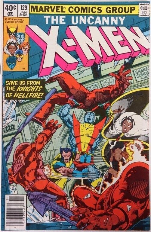 Lot 191257: UNCANNY X-MEN #129 COMIC 1ST APP. PRYDE & FROST