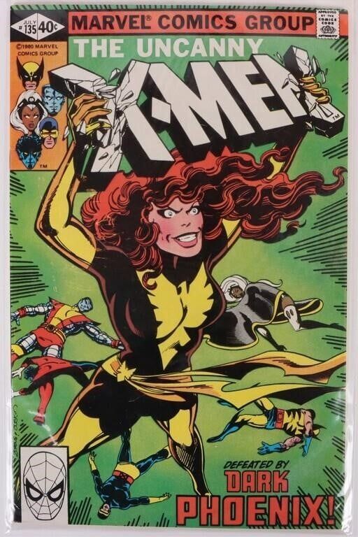 Lot 191260: UNCANNY X-MEN #135 COMIC 2ND GREY DARK PHOENIX