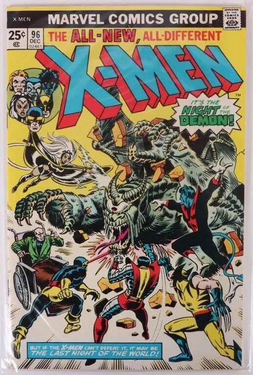 Lot 191263: UNCANNY X-MEN #96 COMIC - 1ST APP MORIA MCTAGGERT