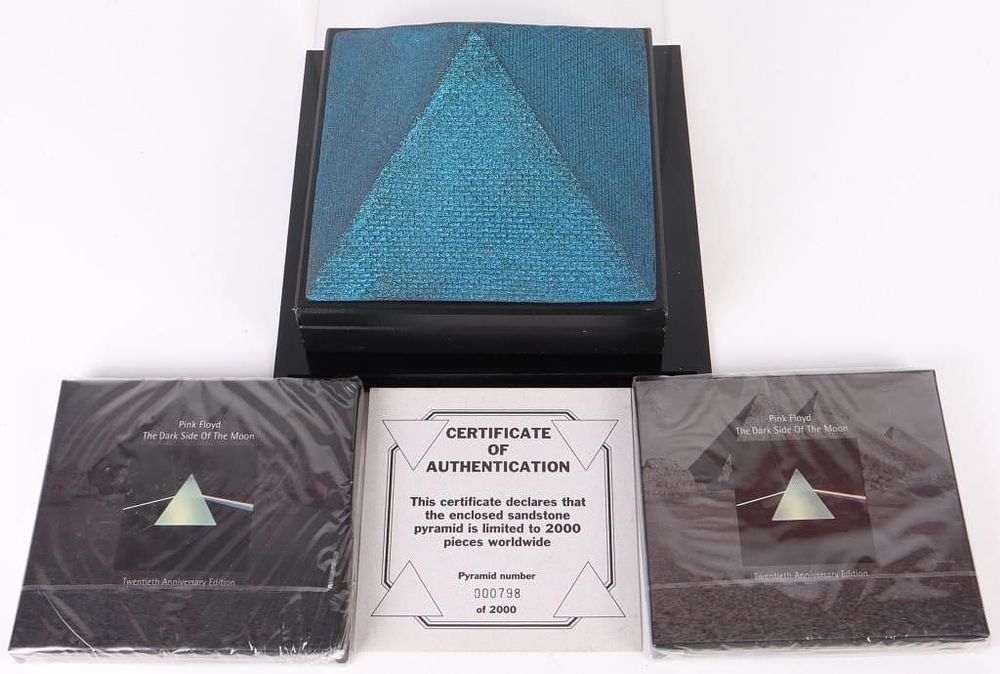 Lot 191286: PINK FLOYD 20TH ANNIV. PYRAMID & SEALED ALBUM LOT
