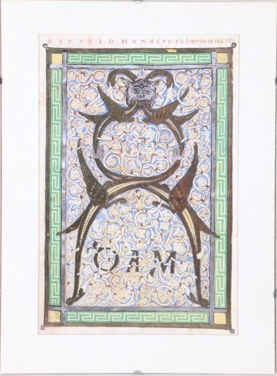 Lot 191296: BIBLE OF SAINT AMAND-FRANCE AROUND 1160 PAGE PRINT
