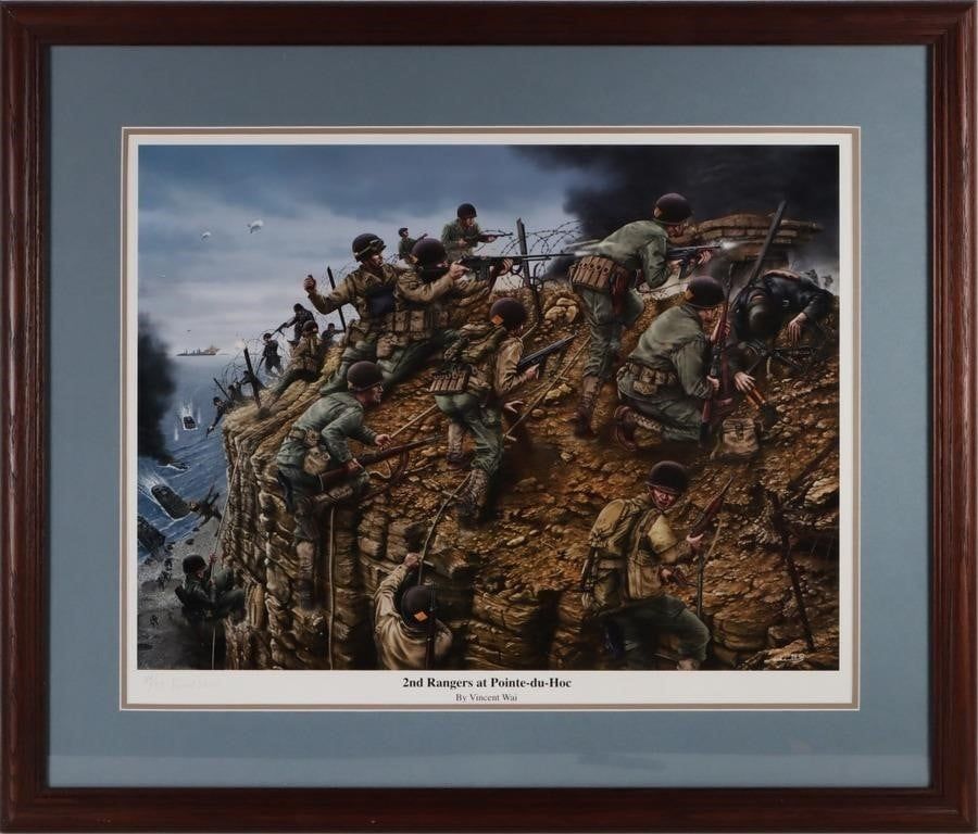 Lot 191299: VINCENT WAI "D-DAY-2ND RANGERS..." LIMITED W/ COA