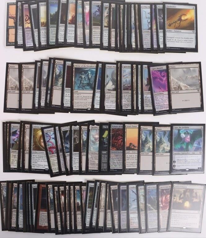 Lot 191314: MTG BOOSTER/STARTER DECK COLLECTION (90 CARDS)