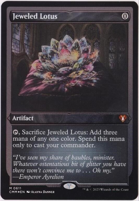Lot 191316: MTG JEWELED LOTUS FOIL ETCHED 2023 0611