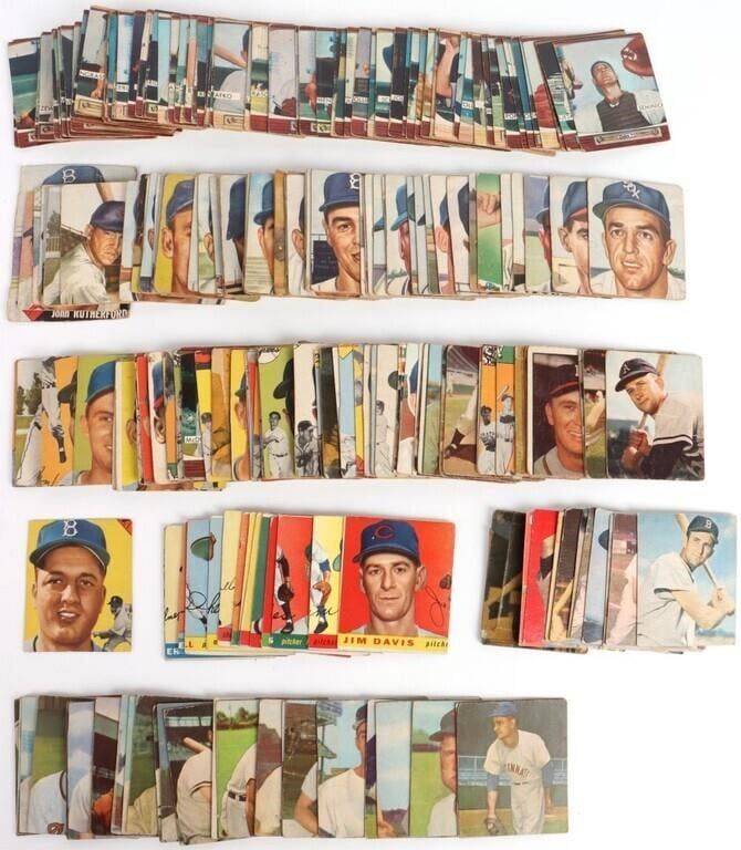 Lot 191340: 1950'S TOPPS CUSTOM-CUT ORIGINAL BASEBALL CARDS