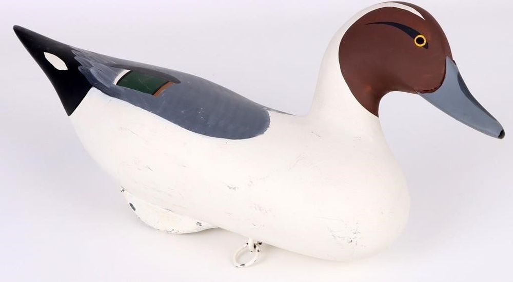 Lot 191427: 1989 BOB & CHARLES JOBES PINTAIL DUCK DECOY