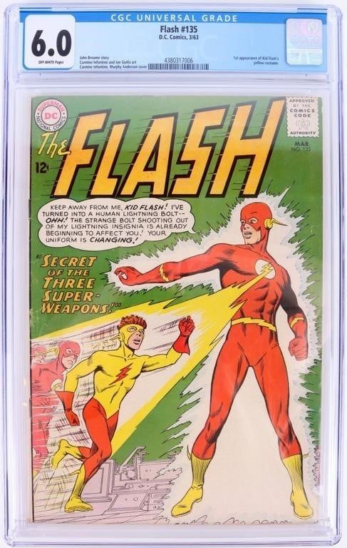 Lot 194311: FLASH #135 CGC 6.0 DC COMICS 1963