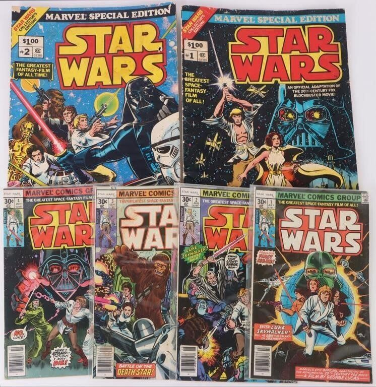 Lot 194324: KEY STAR WARS SPECIAL EDITION & REPRINTS - (6)