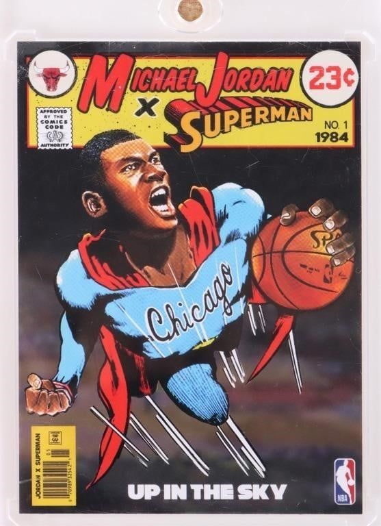 Lot 194360: 1984 MICHAEL JORDAN SUPERMAN ROOKIE RARE CARD