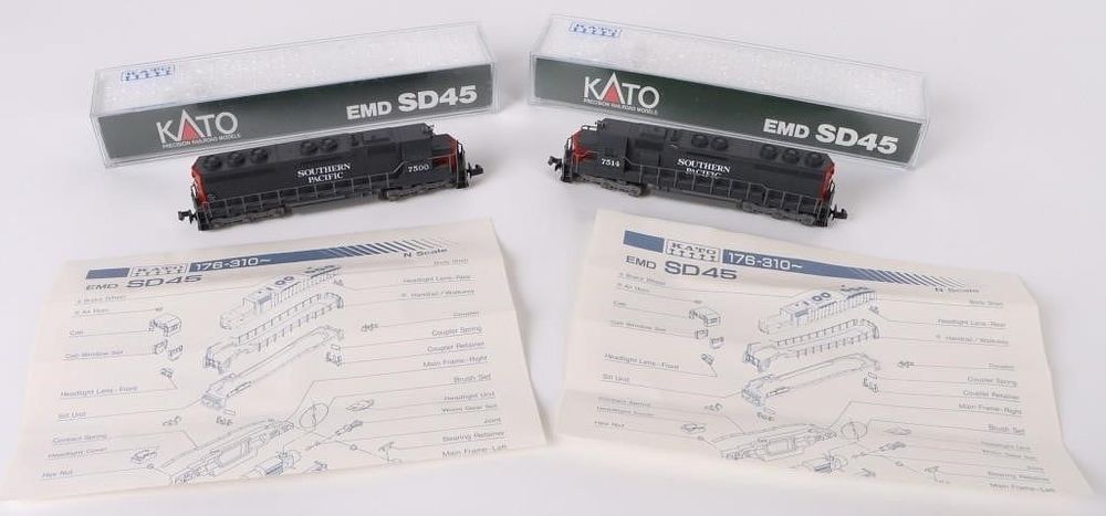 Lot 194379: KATO N GAUGE EMD SD45 SOUTHERN PACIFIC MODELS - 2