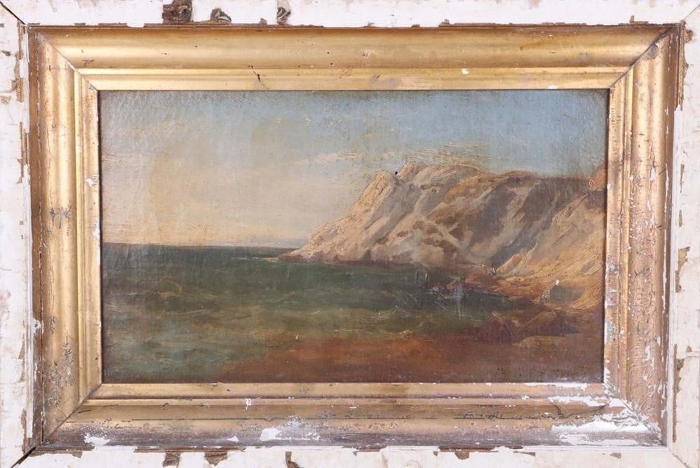 Lot 194395: E. C. LAMBINET ORIGINAL LANDSCAPE OIL PAINTING