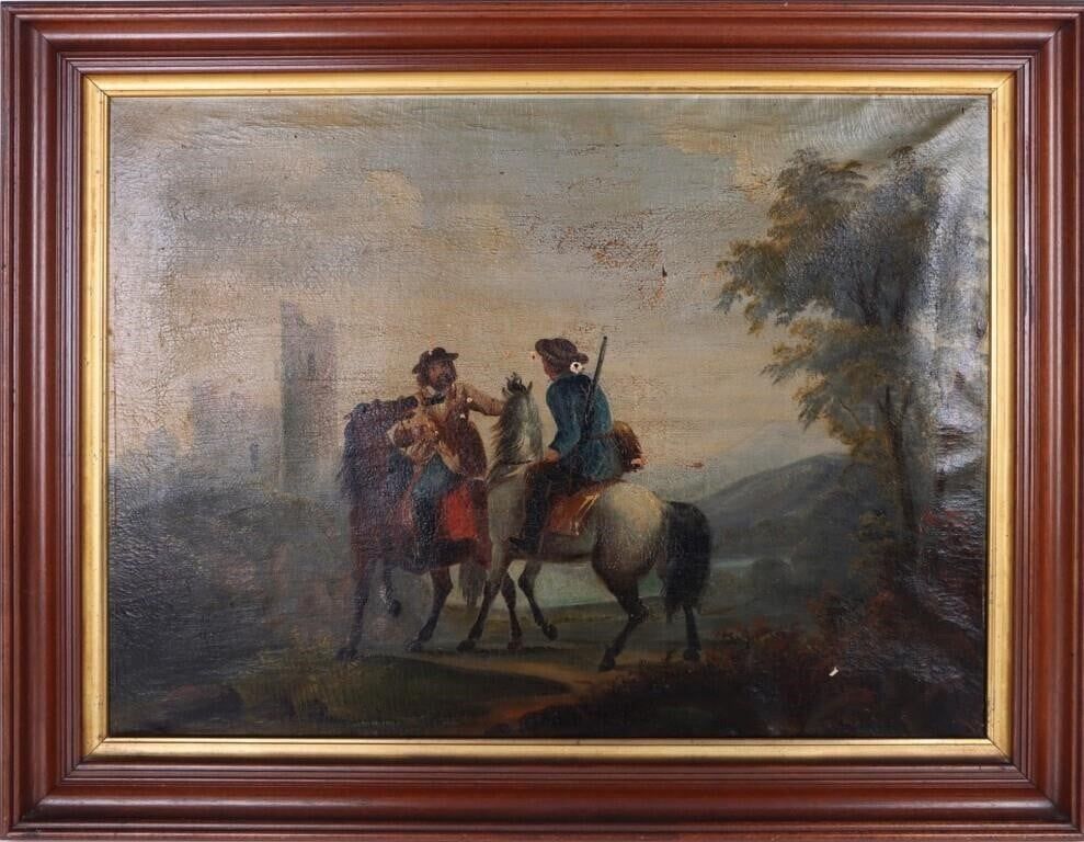 Lot 194410: 19TH CENTURY UNSIGNED ORIGINAL OIL PAINTING