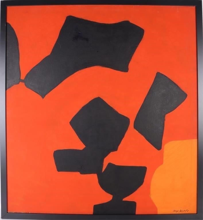 Lot 194413: SERGE POLIAKOFF SIGNED  ACRYLIC PAINTING - AFTER