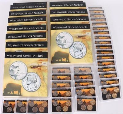 2004-2005 WESTWARD SERIES NICKEL SETS - (43). 2004-2005 Westward Series Nickel sets to include 